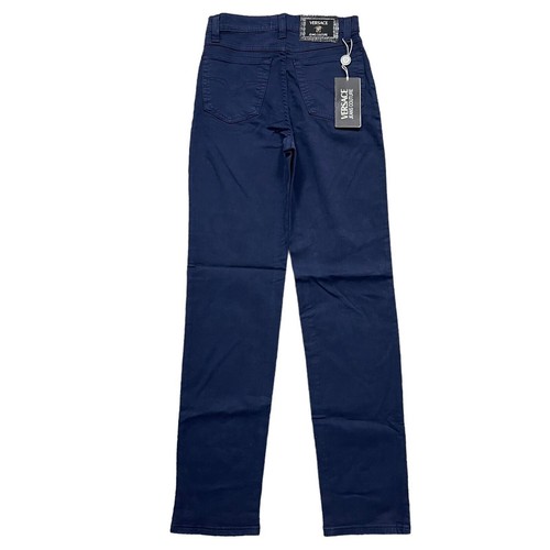 BNWT Women’s Versace Jeans 26” High Waist Couture 90’s Blue Jeans Deadstock - Picture 6 of 6