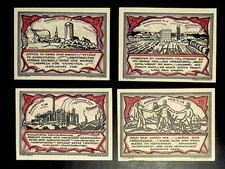 1921 Germany RANDOWER STETTIN  75  Phennig Banknote / Notgeld