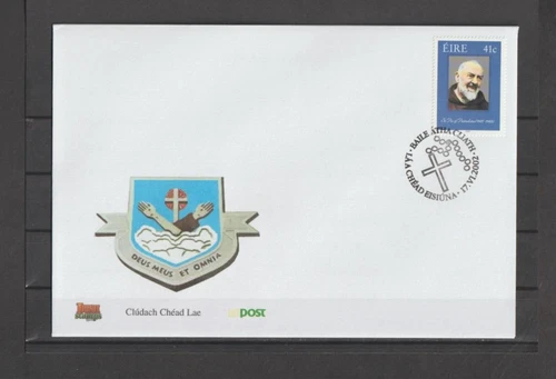 Ireland 2002 Canonisation of Padre Pio FDC  . note fdc is sealed