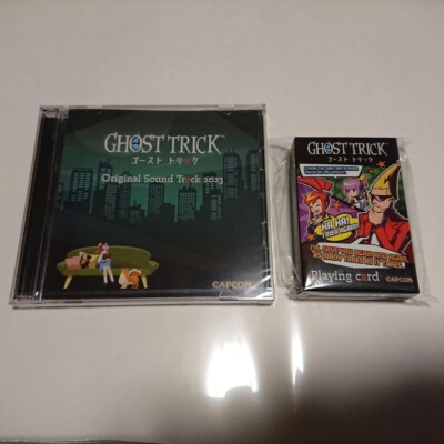 Ghost Trick Unmei Koshin set Original Soundtrack 2023 Playing Cards 2CD CAPCOM