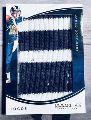 Jared Goff LA Rams 2016 Panini Immaculate 1/20 Patch Card