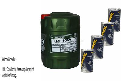 20L Tdi 10W-40 4x Mannol Loss Fan Motor Oil