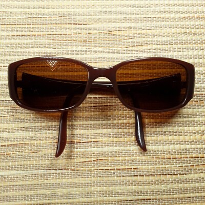 Guess Womens Brown Rectangular Sunglass Eyeglass FRAME ONLY - GU