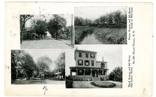 Mount Vernon NY-3RD AVENUE & 4TH ST-UNION AVE-MILL LANE- Postcard Mt