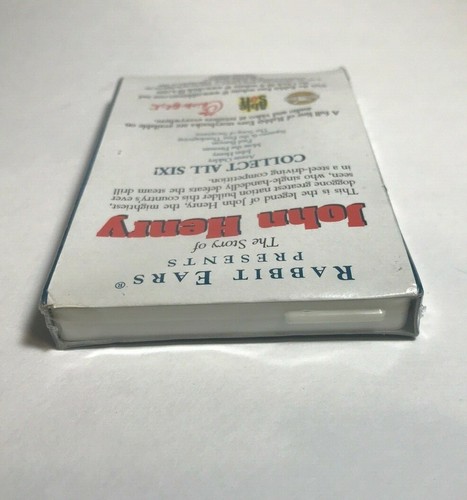 Chickfila Rabbit Ears Presents John Henry Cassette NIP - Picture 8 of 8