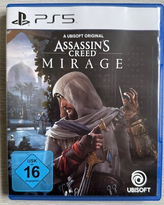 ASSASSIN'S CREED MIRAGE PLAYSTATION 5 GETESTET & GEPRÜFT GUTER ZUSTAND