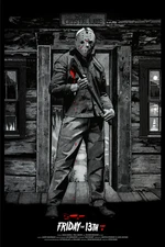 Friday The 13th Jason Movie Film Poster Giclee Print Art 24x36 Mondo x/75