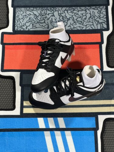 Nike Vapor Edge Dunk Football Cleats Men’s Size 9.5 Pandas🐼 - Picture 2 of 2
