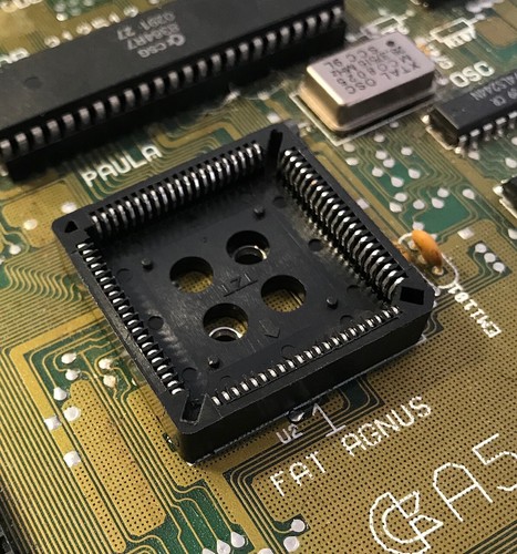 Fat Agnus 84-Pin PLCC Socket U2 A500 A2000 A3000 for Commodore Amiga NEW - Picture 2 of 3