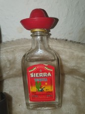 SIERRA Tequila Silver Vintage Miniatur (0,04l) | Altes Etikett | RARITÄT | Voll