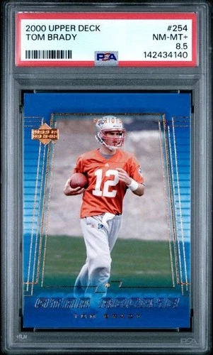 TOM BRADY 2000 UPPER DECK STAR ROOKIE FOOTBALL PATRIOTS RC PSA 8.5