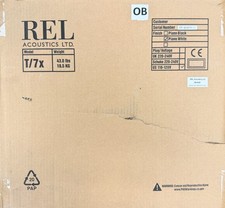 REL T/7X subwoofer home theater - bianco lucido - fuori produzione
