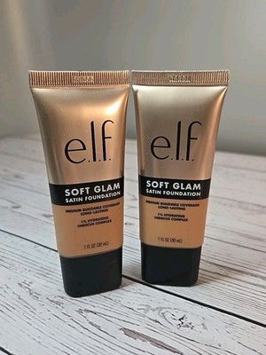 2 Pack - E.L.F. Soft Glam Foundation Medium Coverage Long-Lasting 42 Tan Neutral
