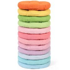 12 Pieces Classroom Floor Cushions with Handles Flexible Floor Seating Cushio...