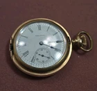 Antique 1902 Waltham Seaside Hunt Pocket Watch Model 1890 Size 6s 15 jewels