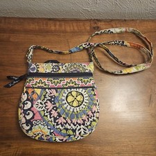 Vera Bradley Crossbody Shoulder Bag Rio Retired Multicolor Floral Retro