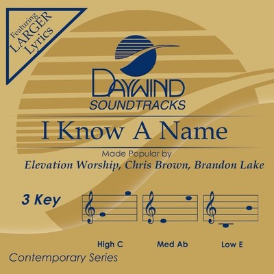 I Know A Name - Elevation Worship feat. Chris Brown - Accompaniment Track