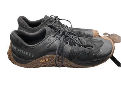 Merrell Shoes Mens Size 13 Black Trail Glove 6 Vibram Trail Running J067653