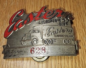 Rare Vintage Eastern Express Inc Trucking Trucker's Cap Hat Badge Pin