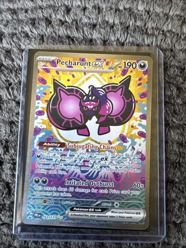 Pokémon TCG SV-Prismatic Evolutions Pecharunt EX #163/131 Special Illustration