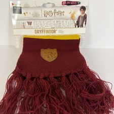 Harry Potter Gryffindor Warm Knit Scarf Emblem Wizarding World Cosplay Adult OS