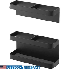 Magnetic Umbrella Stand Wall Mount Adjustable Height Space Saver Carbon Steel US