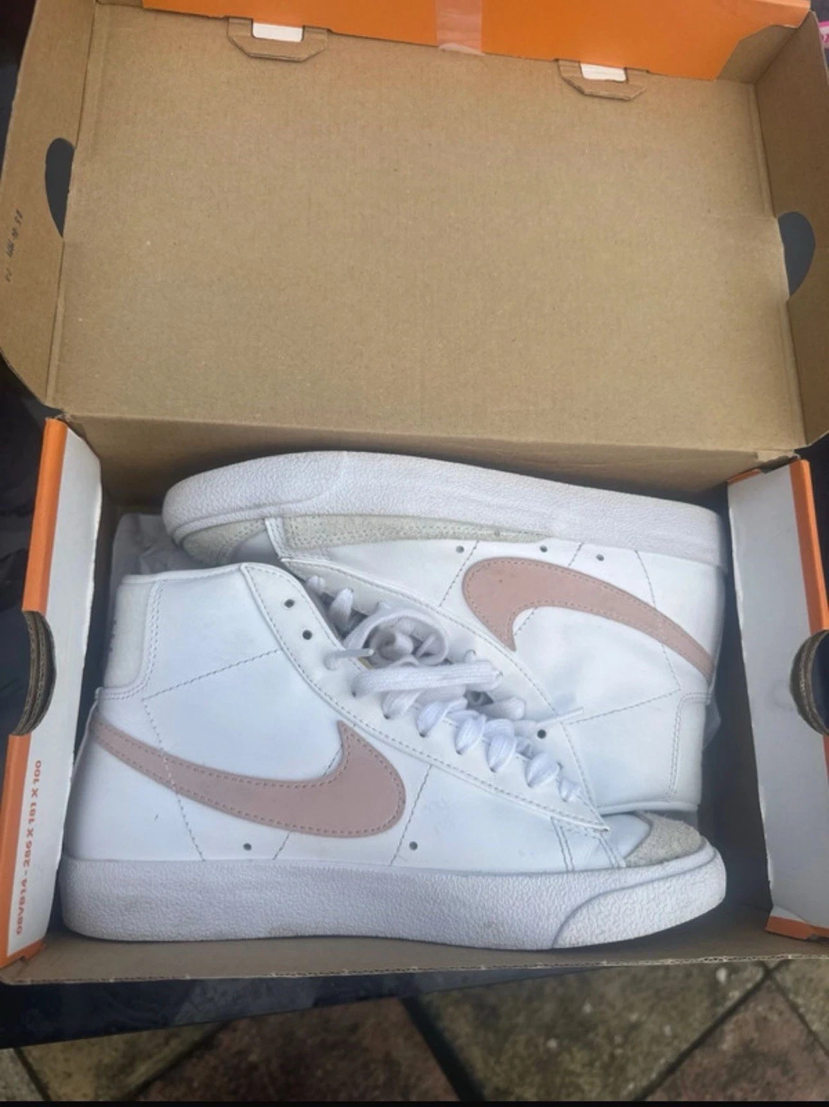 Nike W Blazer Mid 77 bianco rosa Oxford scarpe da ginnastica W taglia 4