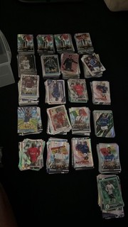 Bulk Restposten 1.055 x Fußball Karten Inserts SPS Refraktoren und Box Hits! Kein Sockel