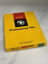 Kodak Professional Copy Film 6125 - 5x7in BW Vintage Mar 1971 - Frozen