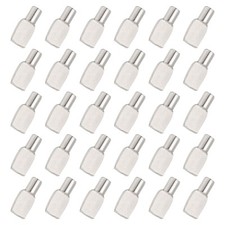 60 PCS 7mm Shelf Pins, Shelf Holders Support Pegs (Silver)