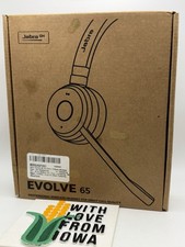 Jabra Evolve 65 TE Third Edition Wireless Dual-Ear Headphones Black BRAND NEW