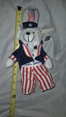 Uncle Sam Stamp Bear