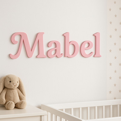 Nursery Wall Letters Custom 3D Printed  Any Font & Size 1-12    Kids Room Name