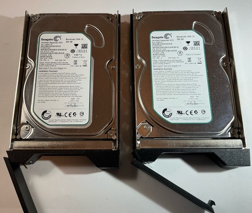 Sans Digital MOBILESTOR MS2T+ 2 Bay eSATA Enclosure/Case; 2 Seagate 250GB Disks - Picture 7 of 8