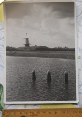 Foto 1955 Bauwerk mühle Windmühle Windmill vintage AU