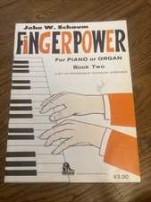 Vintage John W. Schaum Fingerpower Prep Book for Piano or Organ Book Two