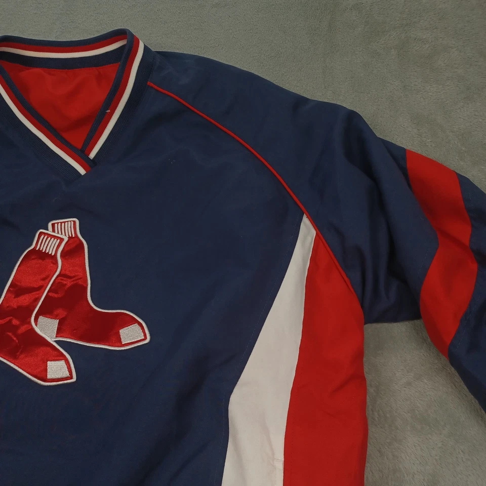 Boston Red Soxs Sweater Mens Medium Blue Pullover MLB Baseball - Image 3 of 4