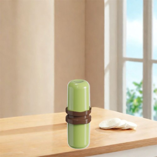 Plastic Travel Mouthwash Cup Hygienic Toothpaste Holder Toothbrush Box Office - Picture 3 of 12