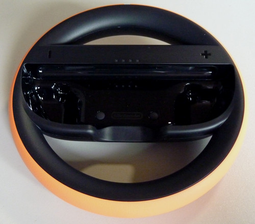 ORIGINAL NINTENDO SWITCH 2 LENKRAD AUFSATZ ROT Joy Con Racing Wheel