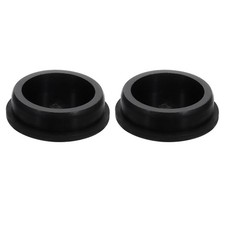 2 Set Black Plug Holes Rubber Button Plug for 52mm 2.05" Hole