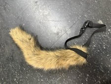 Furry cosplay faux Tail Costume Accessory w/ Adjustable Strap