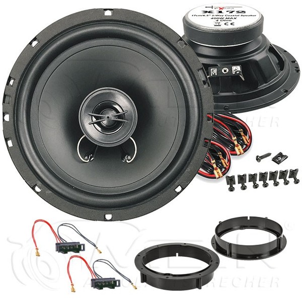 Auto Lautsprecher FüR Vw T5 Bus T5.2 2009-2014 Heck Hinten 2-Wege 400W 165 #BFE1-image