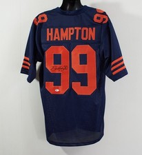 Dan Hampton Chicago Bears Football Jersey Signed-Beckett Authenticated!