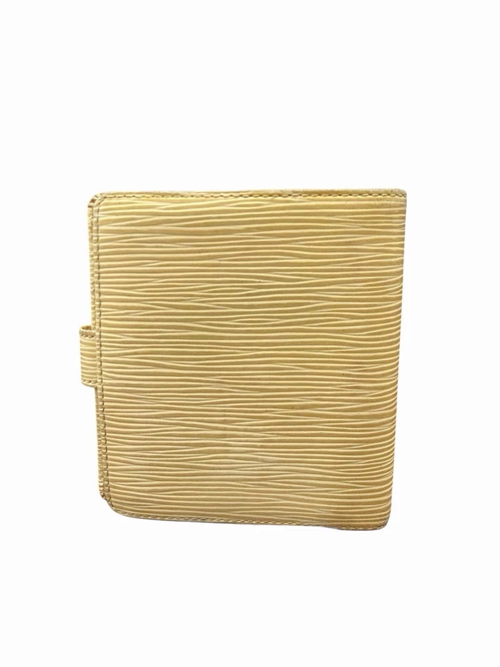 Cartera compacta Louis Vuitton Epi Porte Billetes amarilla MI0082 auténtica usada Foto 2 de 4