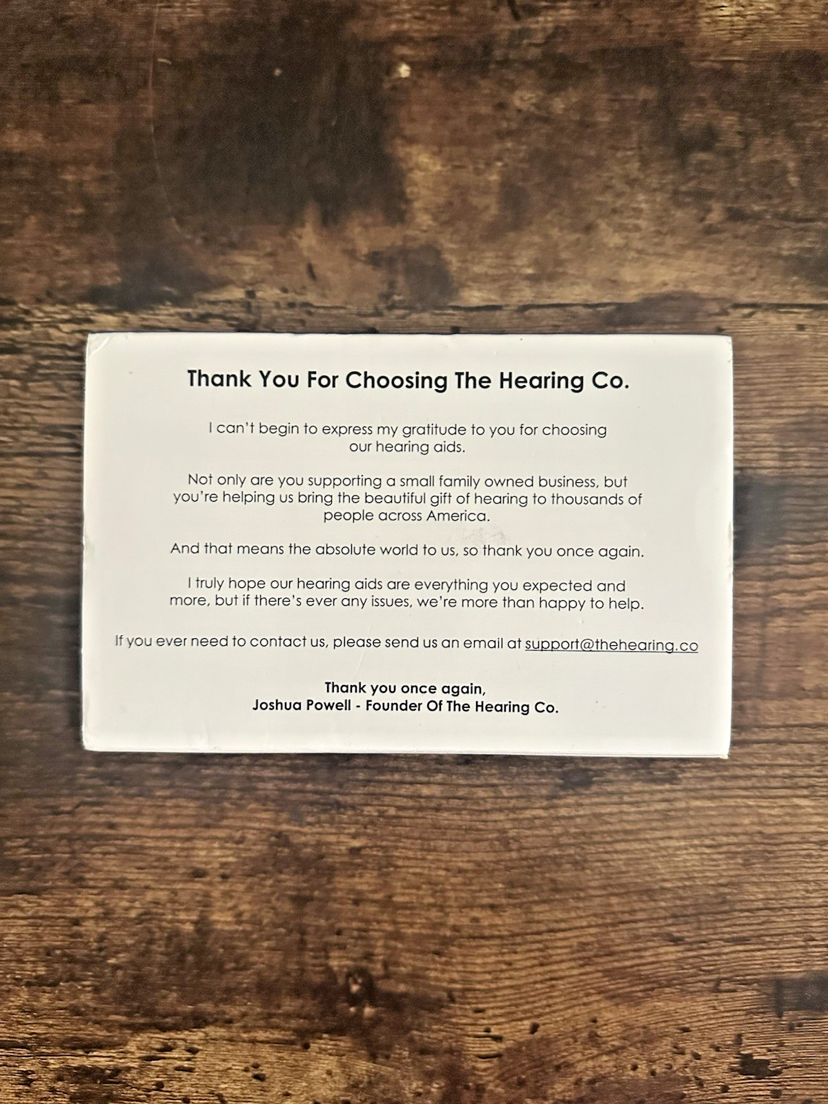 New THE HEARING CO. Micro CIC Rechargeable Hearing Aids Set with Charging Case