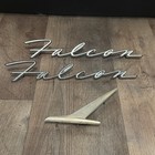 OEM Ford Falcon Emblem Script 1960–1964 Badge Original Set Of 3