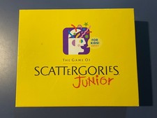 Scattergories Junior Game Vintage COMPLETE Milton Bradley 1989