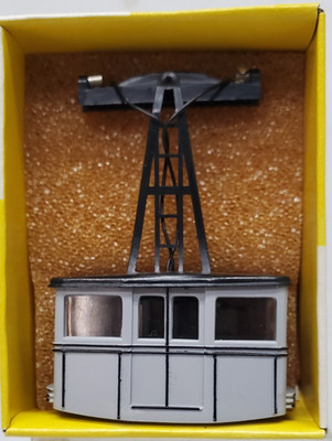 Brawa 6221 cableway passenger gondola in gray