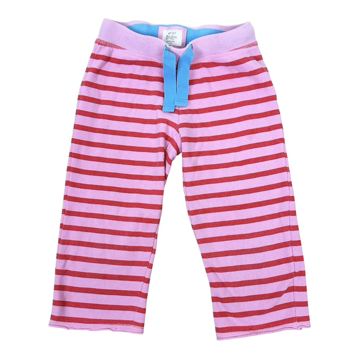 Short Baggies Rayé Rouge Et Blanc Mini Boden Taille 5 Garçon - Occasion Très Bon état