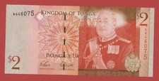 TONGA 2 PA'ANGA ( 2008 ) PICK # 38a UNC.